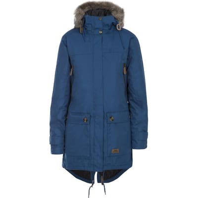 Trespass - Dames Clea Waterbestendige Gewatteerde Jas (Blauw)