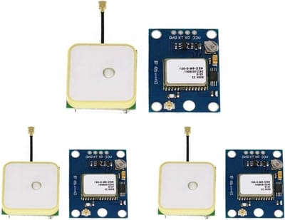 GPS Flight Control Module met Super Sterke Keramische Antenne voor Arduino en APM 2.5 - 3V-5V, Nauwkeurige Locatiebepaling en Eenvoudige Integratie (3 PCS)