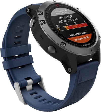 Zachte siliconen horlogeband 22mm voor Garmin Fenix 5, Fenix 6 en Forerunner 935 - Vervangband voor sporthorloge met snelle bevestiging