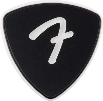 Fender 1984346306 Plectrums Celluloid F-Grip 346 Vorm Zwart Drie Stuks Set 3-Pack