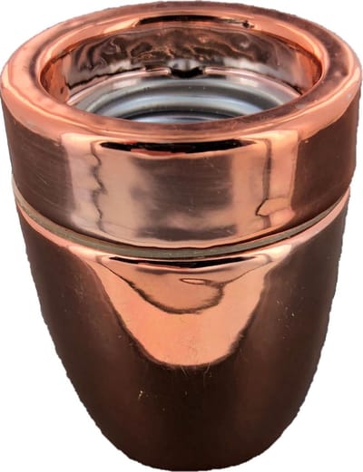 Lamphouder E27 Porselein - Rosé / Koper