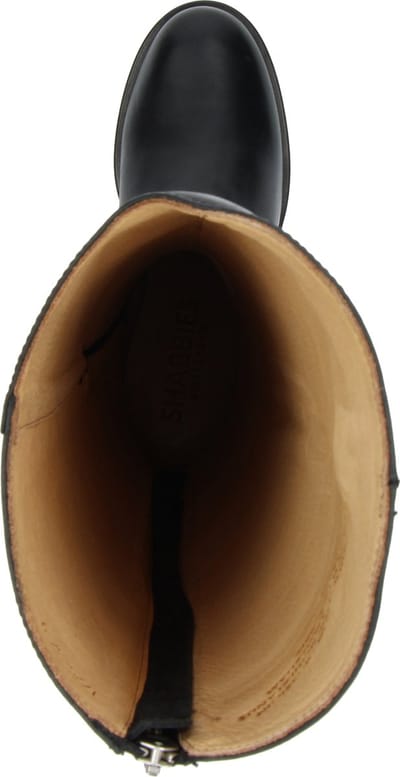 Shabbies Amsterdam Lakey Ride dames hoge laars - Zwart - Maat 36