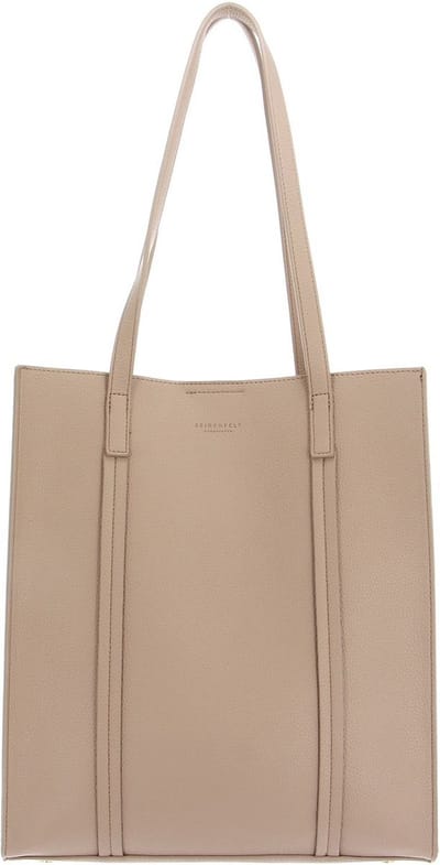 SEIDENFELT MANUFAKTUR Persby Shopper Bag Light Toffee / Gold Beige