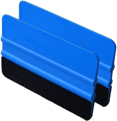 Plastic Squeegees 2pcs - Flexibel PP - Voor raamfolie en autovoorzieningen - Eenvoudig en nauwkeurig aanbrengen - ShopVlot