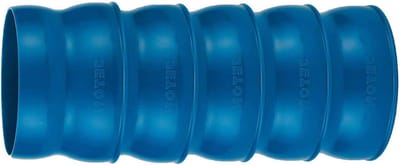 Aansluitstuk 100 mm - Slang connector - Vacuüm afzuiging - Chemisch resistent - 2-1/2 inch - Afbeelding