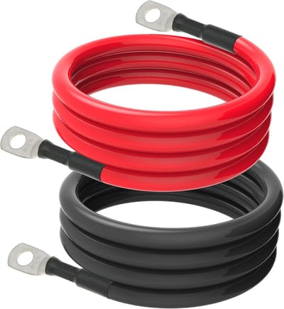 6 AWG Batterijkabels voor Zonne-energie en Marine Toepassingen - 2 Stuks