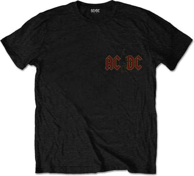 AC/DC - Hard As Rock Heren T-shirt - S - Zwart