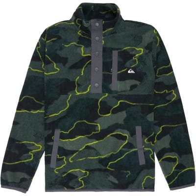 Quiksilver No Destination Fleece Met Halve Rits Groen 8 Years Jongens