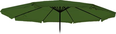 Vervangende hoes voor parasol Meran Pro, marktparasol voor catering met doek Ø 5m, polyester ~ groen