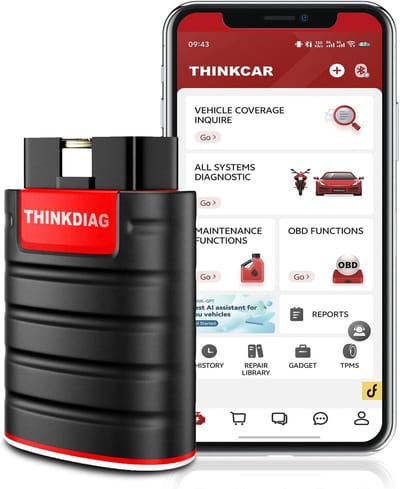 OBD Scanner - OBD2 - Auto Scanner - Auto uitlezen - Diagnose Apparatuur voor Auto's - All System Diagnostic Tool - ECU Coding - 16 Resets - Actieve Test - Draadloos via Smartphone - Voor 115 Automerken - Nieuwe Versie - met Kable