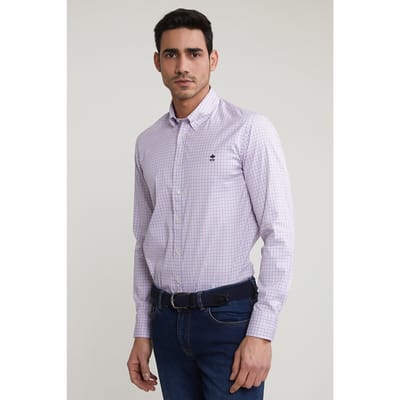River Woods Custom Fit Checked Shirt Red/blue Size: 3XL | Casual Shirts Outlet | Heren | Blauw