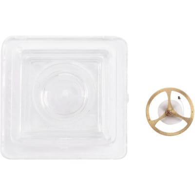 Accessoire de montre mécanique Roue d'équilibrage avec ressort d'équilibrage pour mouvement 46941 46943 white