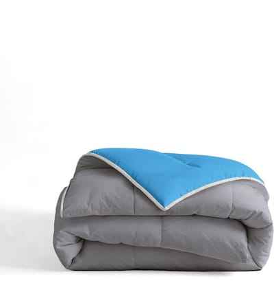 Sleeptime 2 in 1 Omkeerbare Dekbed - Dekbed zonder Overtrek - 240x200 - Taupe/Grijs