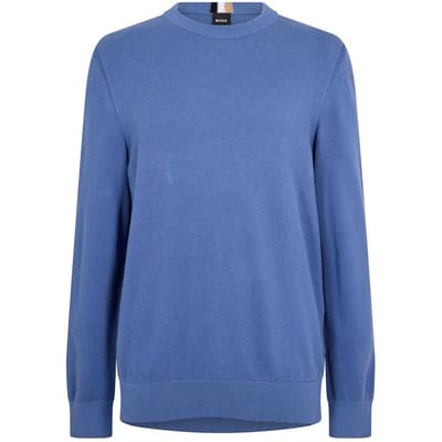 Boss Heren Ecaio-P Gebreide trui (Blauw)
