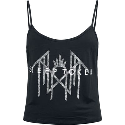 Sleep Token Top - Logo - S tot XXL - voor Vrouwen - zwart
