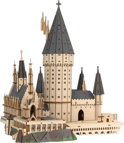 Harry Potter Hogwarts Great Hall - Modelbouwpakket - Houten 3D Puzzel - Bouwpakket - Constructiespeelgoed - DIY Pakket Hout - Bouwset - Modelbouw voor Volwassenen en Kinderen - Miniatuur