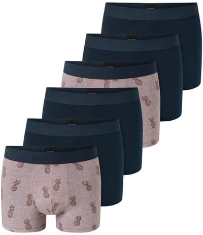 Schiesser Heren retro short / pant 6 pack 95/5 Cotton