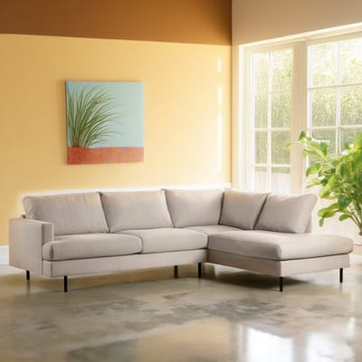 Hoekbank Liva Beige