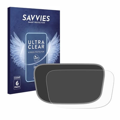 Savvies - Screenprotector voor Segway E300SE/E110/E125 - Folie Beschermfolie transparant 6 Stuks
