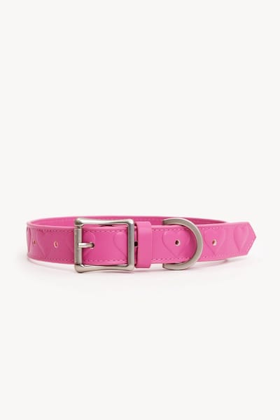 Dogguo Heart Collar - Hondenhalsband - Roze