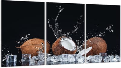 TMK ArtDeko Serie - Glazen Beschermplaat - 3x30x52 cm - Veilig en Praktisch - Meerdere Toepassingen