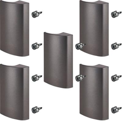 5 x SOTECH balkondeurgreep SEJA II aluminium antraciet 85 x 40 x 20 mm deurgreep terrasdeurgreep