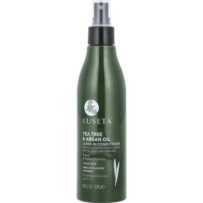 Luseta Beauty, Tea Tree & Argan Oil, Leave-In Conditioner, for Damaged and Oily Hair, 8.5 fl oz (251 ml) gray