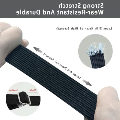 Set van 4 verstelbare rubberen spanbanden met metalen haken, extra sterk, 200 cm, ideaal voor transport en het veilig vastzetten van ladingen