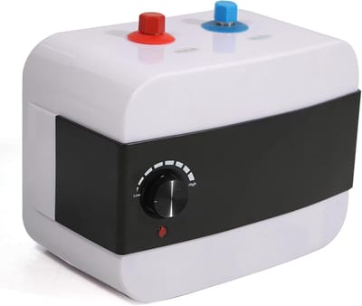 Elektrische Boiler - Doorstroomverwarmer Keuken - Direct Warm Water - Instelbare Temperatuur - 6 Liter Capaciteit - Wit