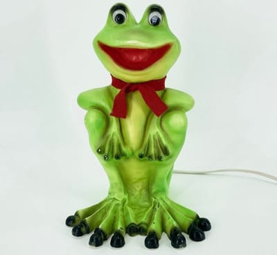 Heico - nachtlamp - kikker met sjaal