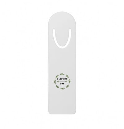 Hacebo® - I love my son metalen boekenlegger - Zoon - liefste zoon - verjaardag - cadeautje voor zoon - zoon artikelen - kado - geschenk Bladwijzer boekenleggers - 12.7 cm x 3.2cm