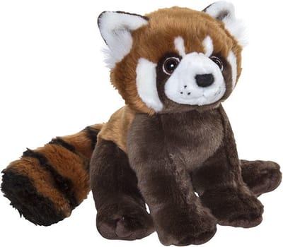 Nature Planet Pluche Rode Panda - knuffeldier - 22 cm - bosdieren knuffel