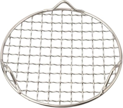 KZQ Rond Roestvrijstalen Grillrek 15 Cm Met Stabiele Voeten, Multifunctioneel Barbecue Gaas voor Koken Afkoelen en BBQ Accessoires