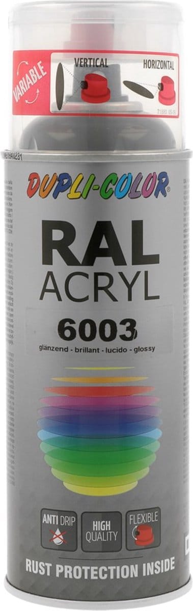 Motip Dupli-Color Spuitbus Acryl Hoogglans - RAL 6003 Olijfgroen