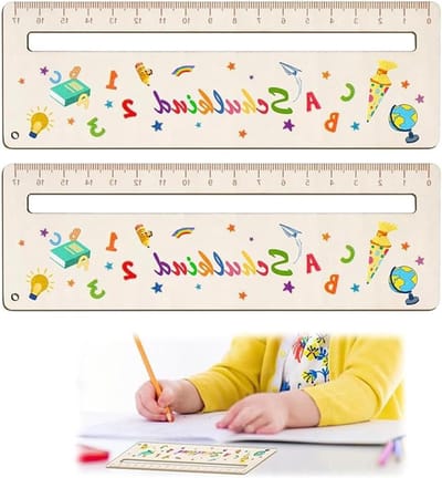 Dyslexie gids liniaal en leeshulp met leesstrips voor betere leeservaring en visuele ondersteuning, ideaal voor scholieren en studenten