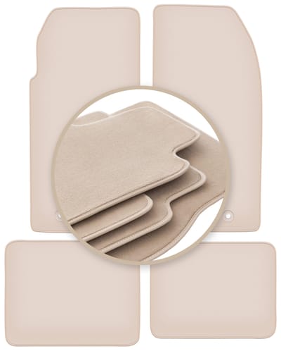 PREMIUM beige matten voor: Peugeot 205 cabrio 1983-1998