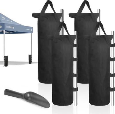 4 pieces sand bags voor pavilion - Oxford super portable - industriële kwaliteit - gewichten voor pergola - gazebo - strandscherm - pop up tent