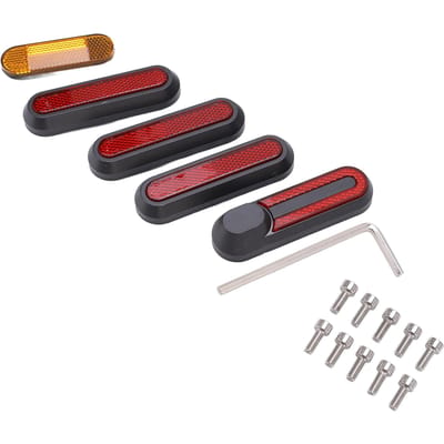 5 Stuks Elektrische Scooter Wielnaaf Covers Veilig Rijden Eenvoudig te Installeren Elektrische Scooter Accessoires voor black