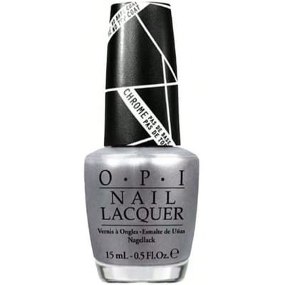 Nail Lacquer Push And Shove 15 ml – Metallic Chrome Finish, High Shine Mirror Effect, Long-Lasting Wear For DIY Nail Art, Professional Salon Quality, Perfect For Parties And Special Occasions, Glamorous Silver Look