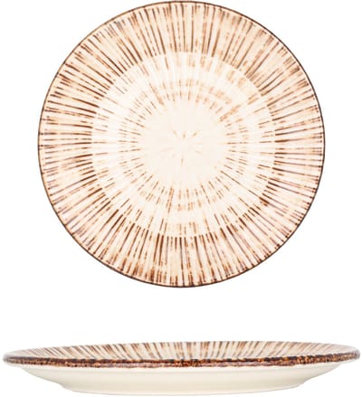 By Bone Dessertbord - Legna - Porselein - 15 cm - set van 6
