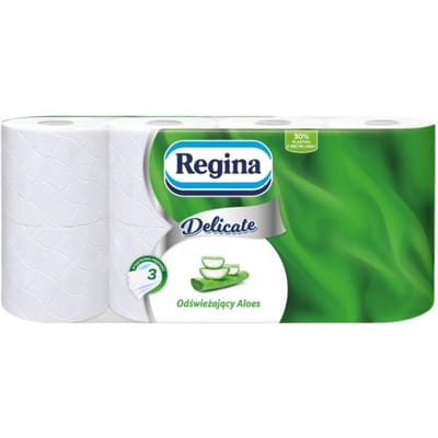 Papier toilette Regina Aloe Fraîcheur Délicate 8 Rouleaux