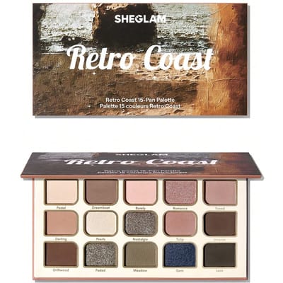 Retro Coast Palette Met 15 Kleuren Merk Beauty Cosmetica Make-Up Voor Vrouwen En Meisjes