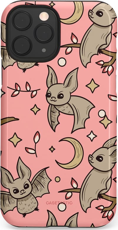 Casetastic Hoesje Geschikt voor Apple iPhone 11 Pro - Stijlvolle Beschermende Duo-layer Case - Nachtelijke vlucht