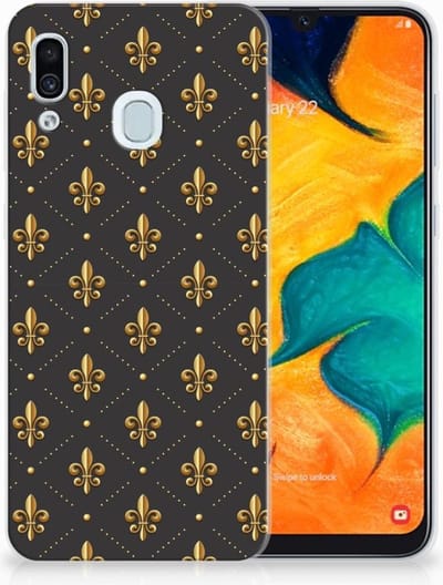 Samsung Galaxy A30 TPU bumper Franse Lelie