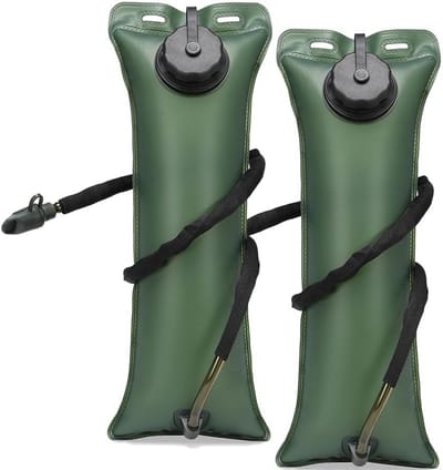 Outdoor Hydratatie - 3L TPU Waterzakken - Militaire Camouflage - Anti-Lek Design - Breed Mondstuk - 2pcs
