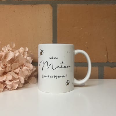 Mok liefste METER | bijzonder | liefste meter | meter vragen | meter worden | peettante vragen | peettante worden | cadeau | geschenkdoos | giftbox