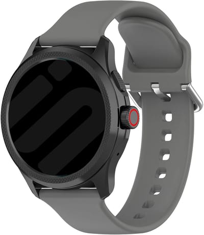 Strap-it Universele 24mm Siliconen Horlogeband geschikt voor Garmin Fenix 9 (Pro) 51mm / Fenix 8 (Pro) 51mm / Garmin Fenix 7x (Pro - Sapphire Solar) / Fenix 6x (Pro - Sapphire) / Fenix 5x (Plus) / Fenix 3 / Epix Pro (Gen 2 - 51mm) - Donkergrijs