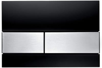Bedieningsplaat WC - Spoelplaat - Toilet Onderhoud - Twee Hoeveelheden Spoeling - 220 x 150 x 11 mm - Glans Chroom