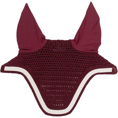 Kentucky Horsewear - Oornetje Wellington met gevlochten koord bordeaux Full