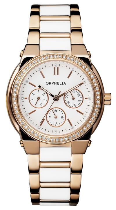 Orphelia 153-3707-17 - Horloge - Staal - Rosékleurig - 39 mm
